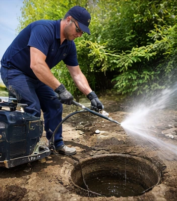 sewer jetting image