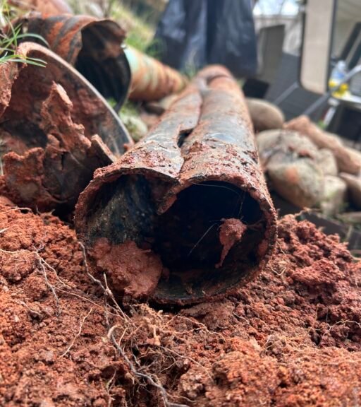 IMG_5718 septic/sewer pipe repair